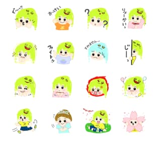 ぷにょん日常LINEスタンプ②